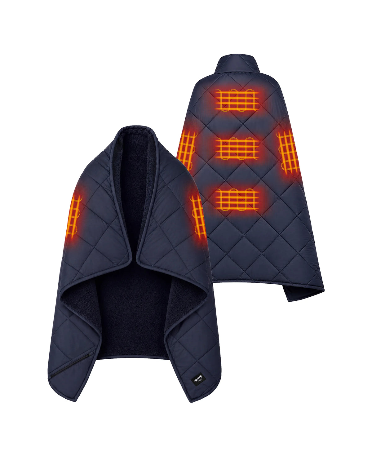 Toasty 5-Zone Heated Quilted Blanket