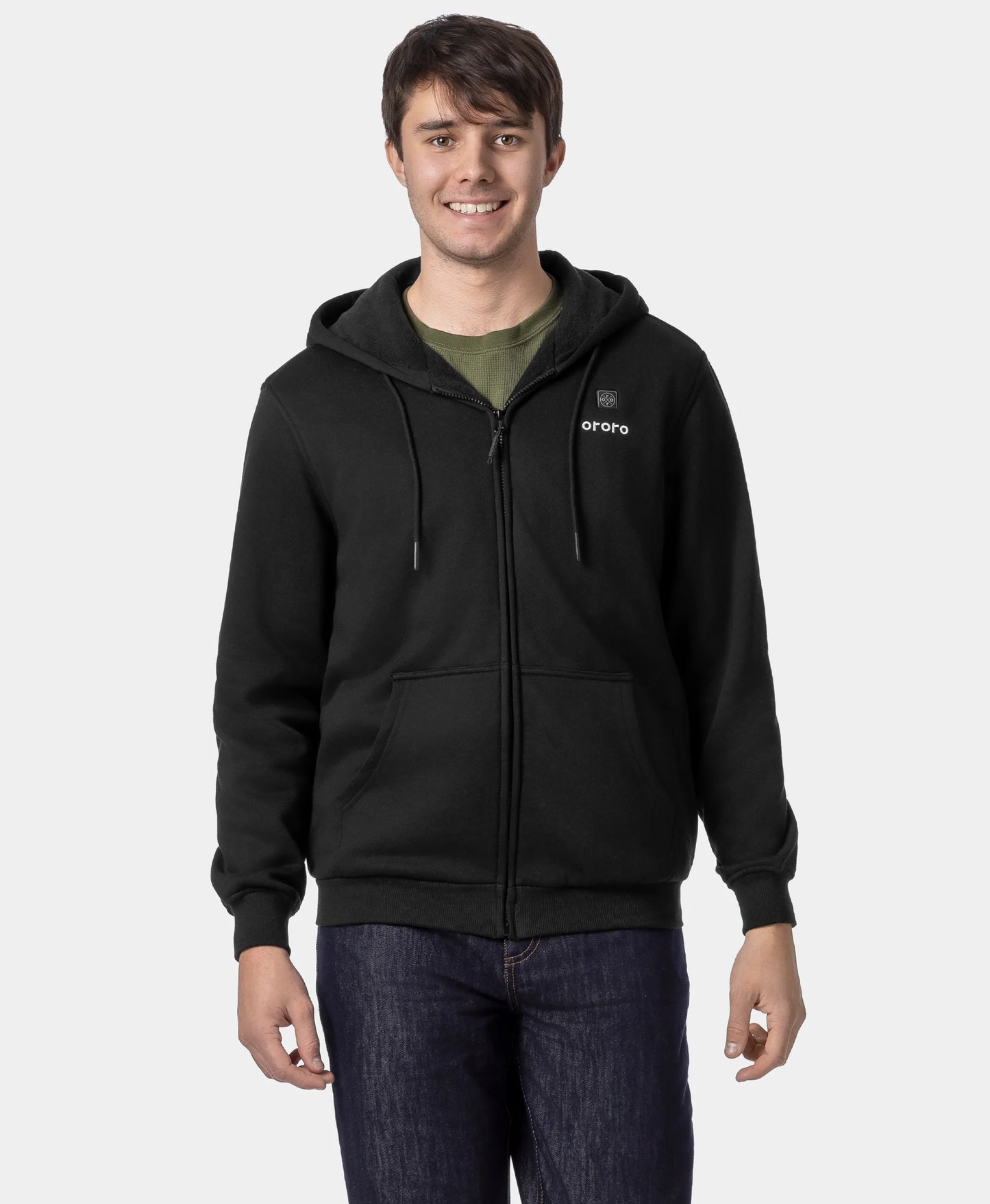 Element Unisex 4-Zone Fleece Heated Hoodie