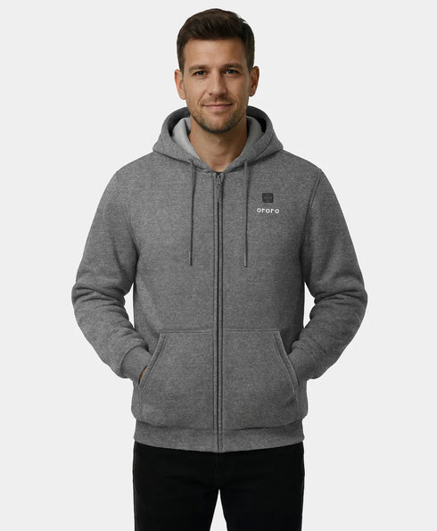 Element Unisex 4-Zone Fleece Heated Hoodie ,view 1