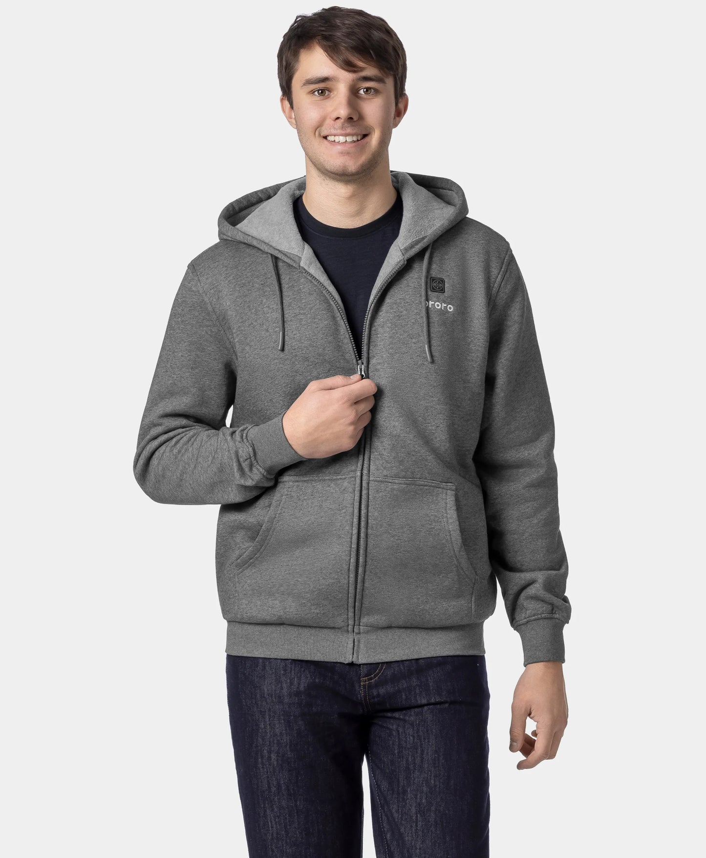 Element Unisex 4-Zone Fleece Heated Hoodie