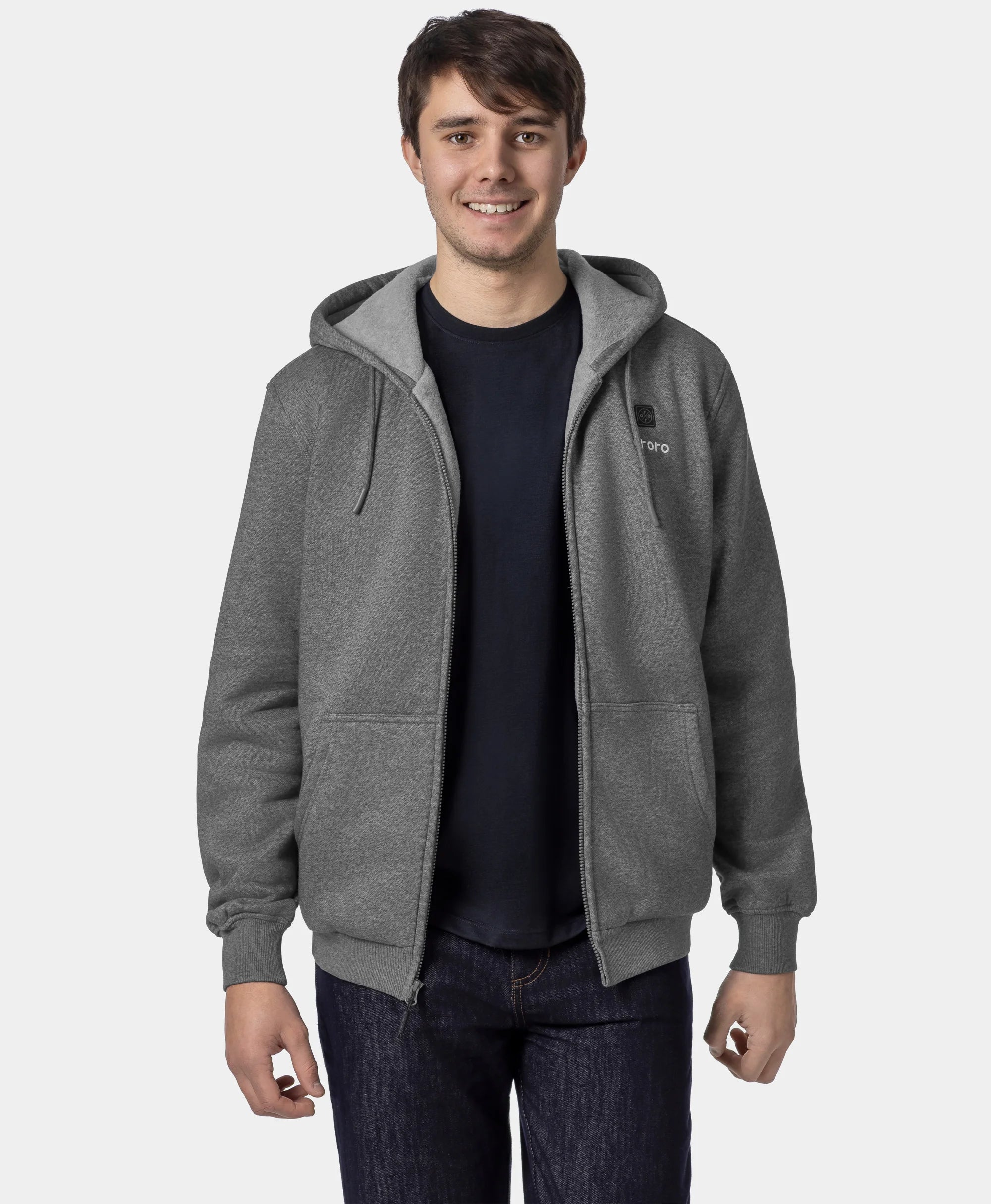 Element Unisex 4-Zone Fleece Heated Hoodie, Thumbnail 6