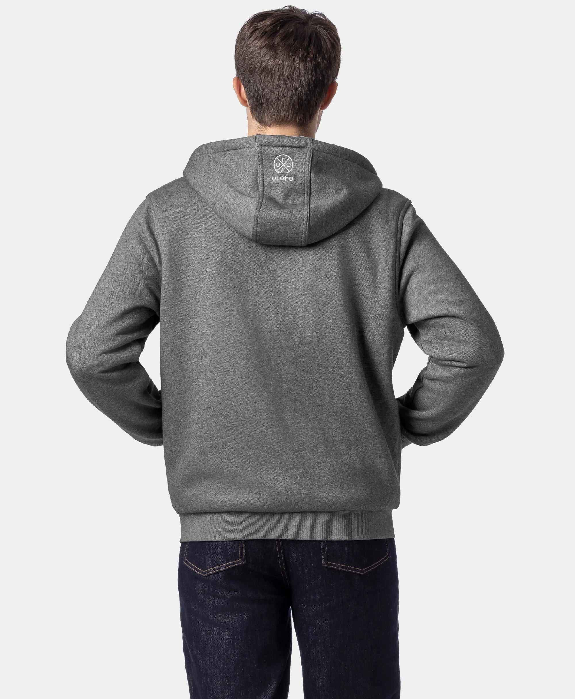 Element Unisex 4-Zone Fleece Heated Hoodie, Thumbnail 7
