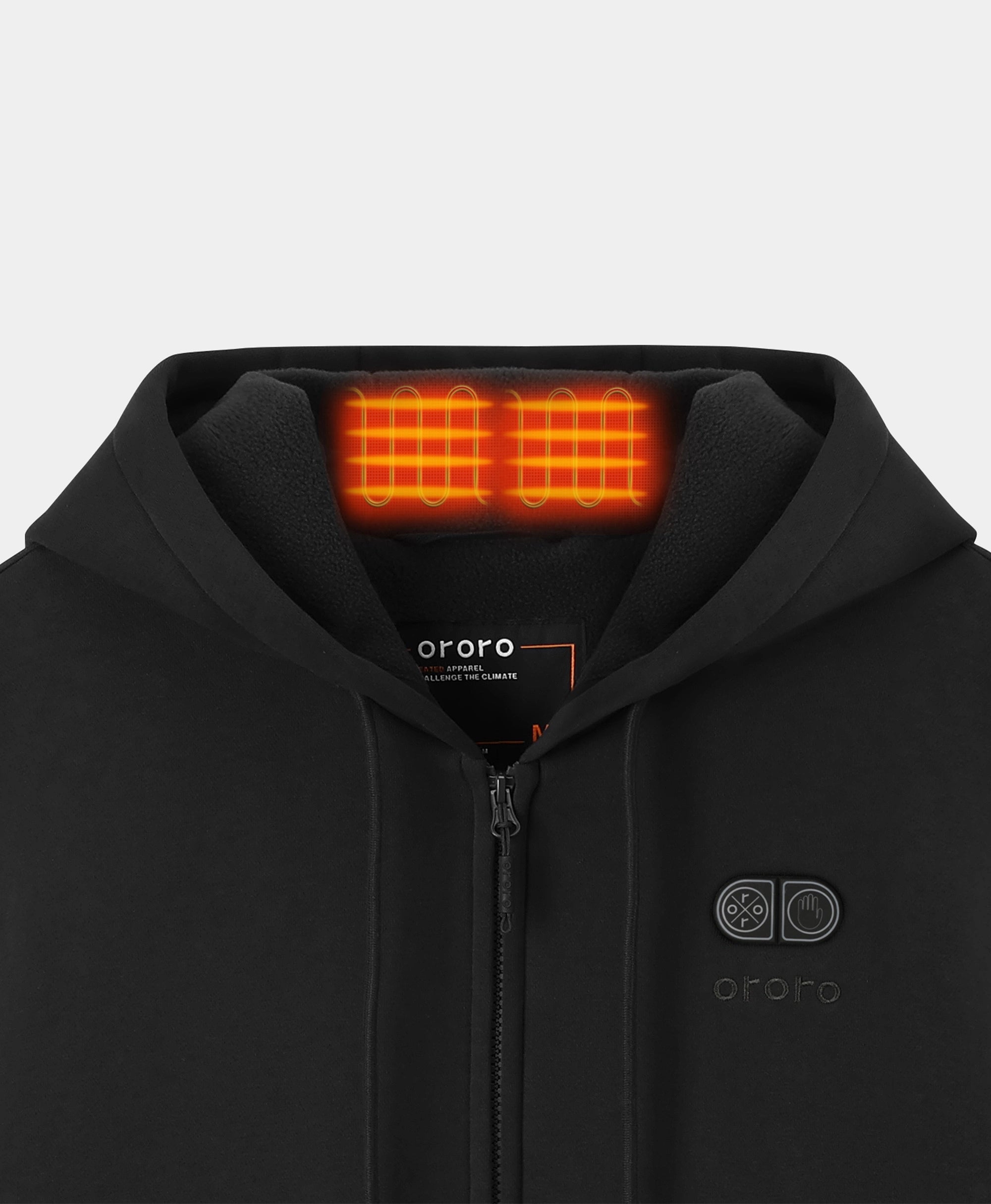 SureWarm® Unisex 6-Zone Fleece Heated Hoodie, Thumbnail 5