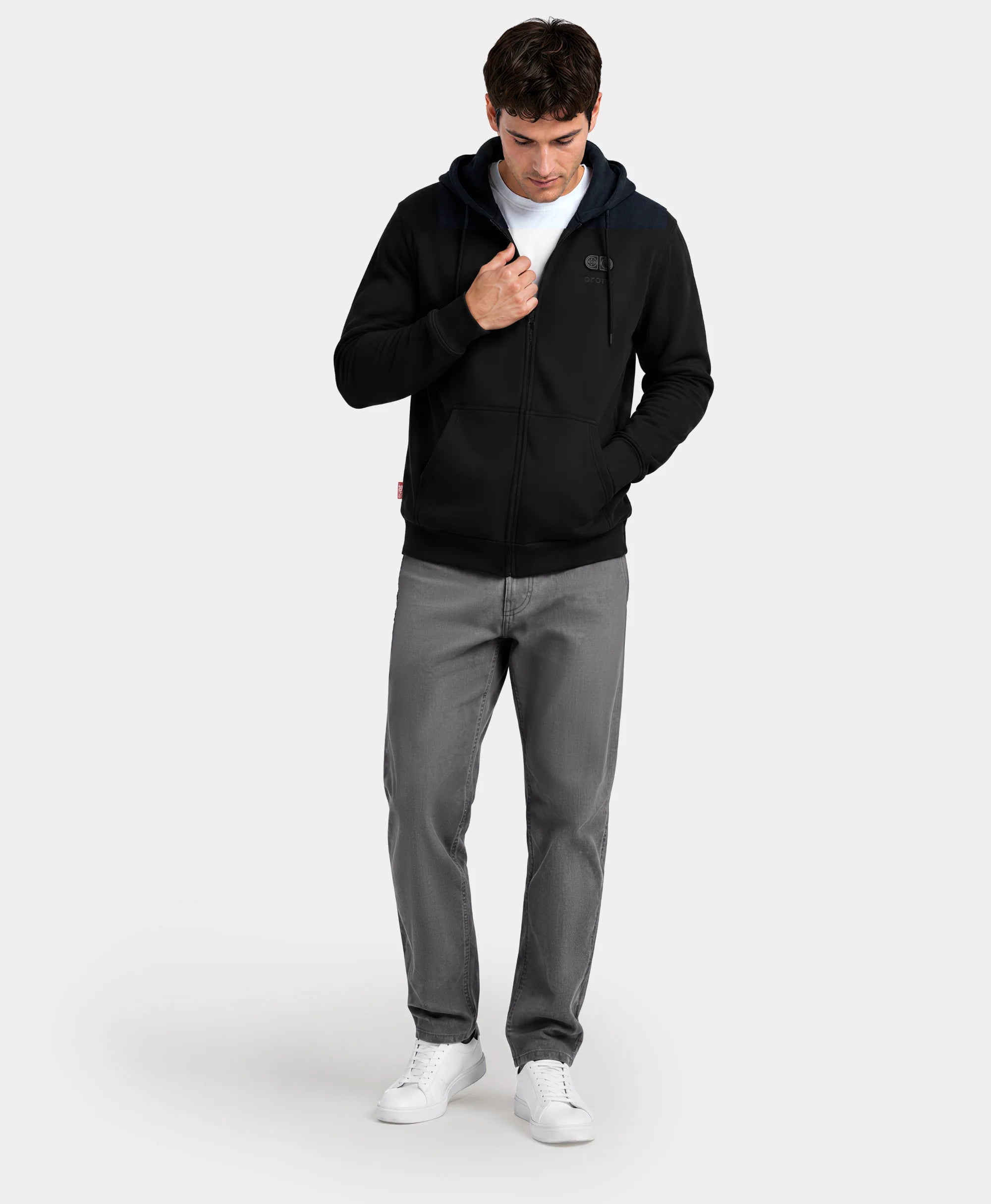 SureWarm® Unisex 6-Zone Fleece Heated Hoodie, Thumbnail 3