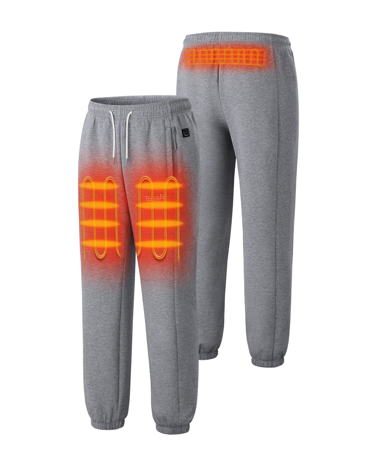 Toasty Unisex 3-Zone Heated Fleece Sweatpants, Thumbnail 2