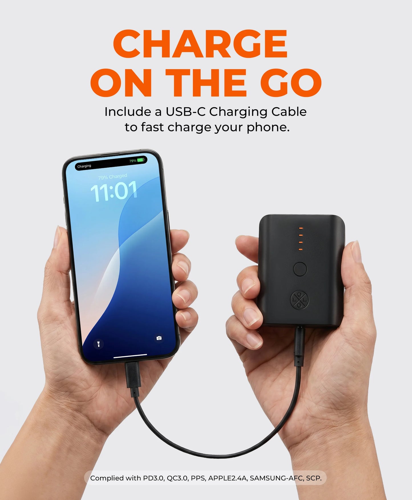 PD 5K Rechargeable Battery (USB-C, 24W Power Delivery)