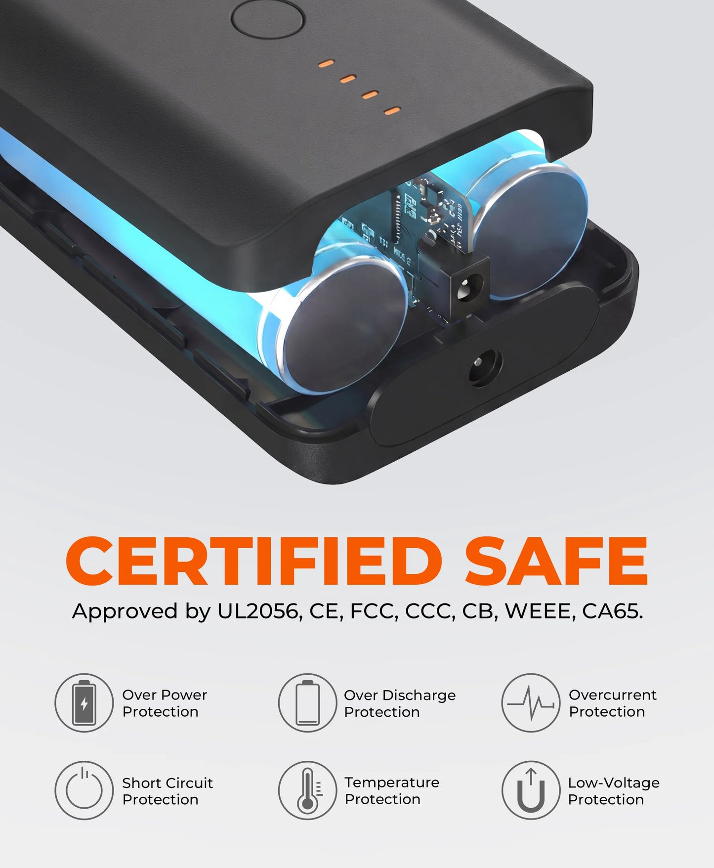PD 5K Rechargeable Battery (USB-C, 24W Power Delivery)