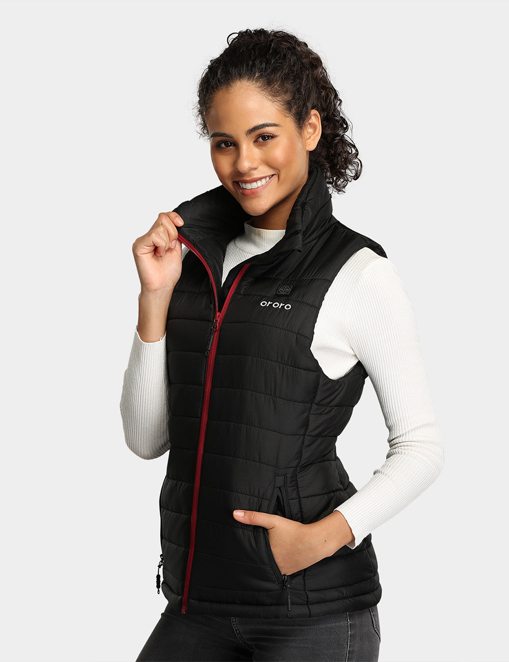 (Open-box) Women's Classic Heated Vest- Black, Thumbnail 4