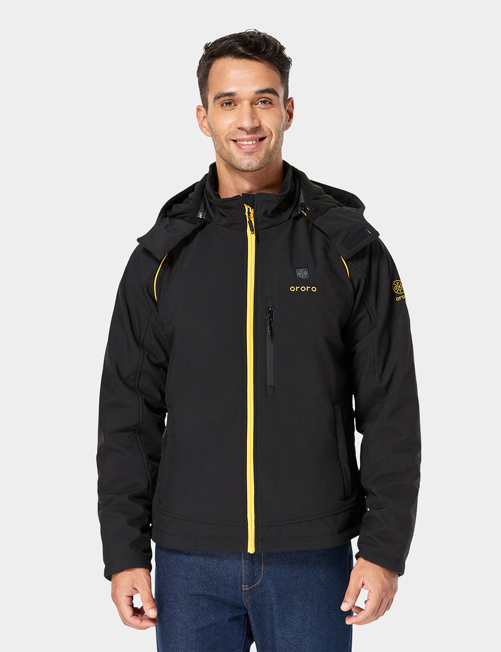 (Open-box) Men's Classic Heated Jacket - Black & Gold, Thumbnail 2